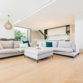 Solid Oak Flooring Perth Living Room Installation
