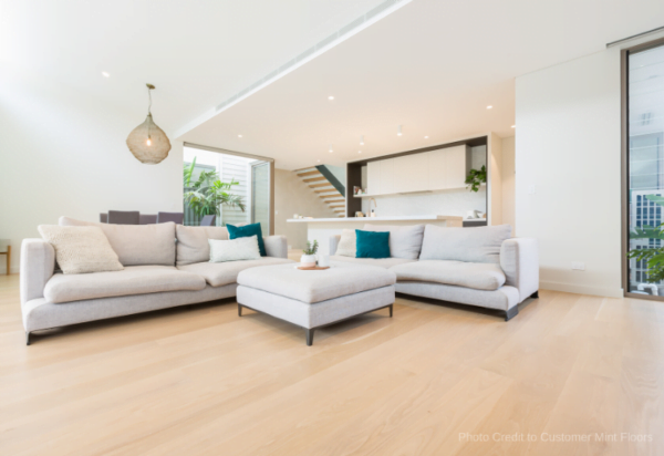 Solid Oak Flooring Perth Living Room Installation