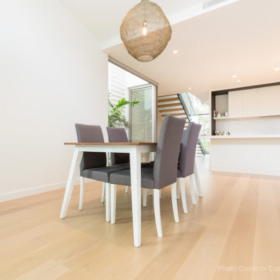 Solid Oak Flooring Perth Kitchen Installation