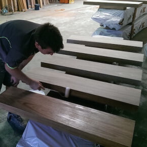 sizing timber for timber stairs installation