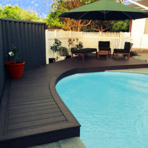 Lava Rock Solid Timber Decking Perth Installation