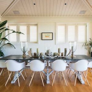 Engineered Prestige Oak flooring for dining room installation