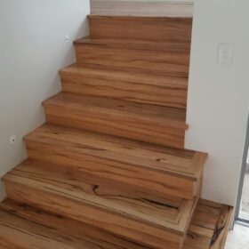 Marri Timber Stairs Perth Installation by Floors By Nature