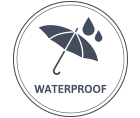 Waterproof-certified logo